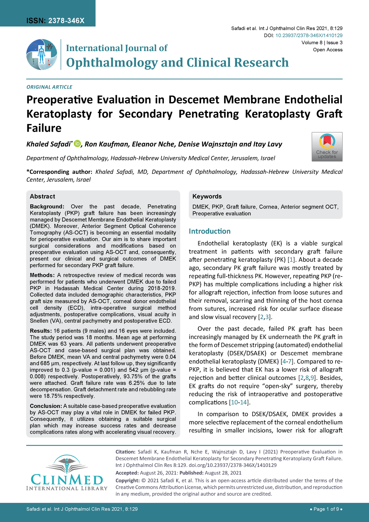 asian journal of research and reports in ophthalmology