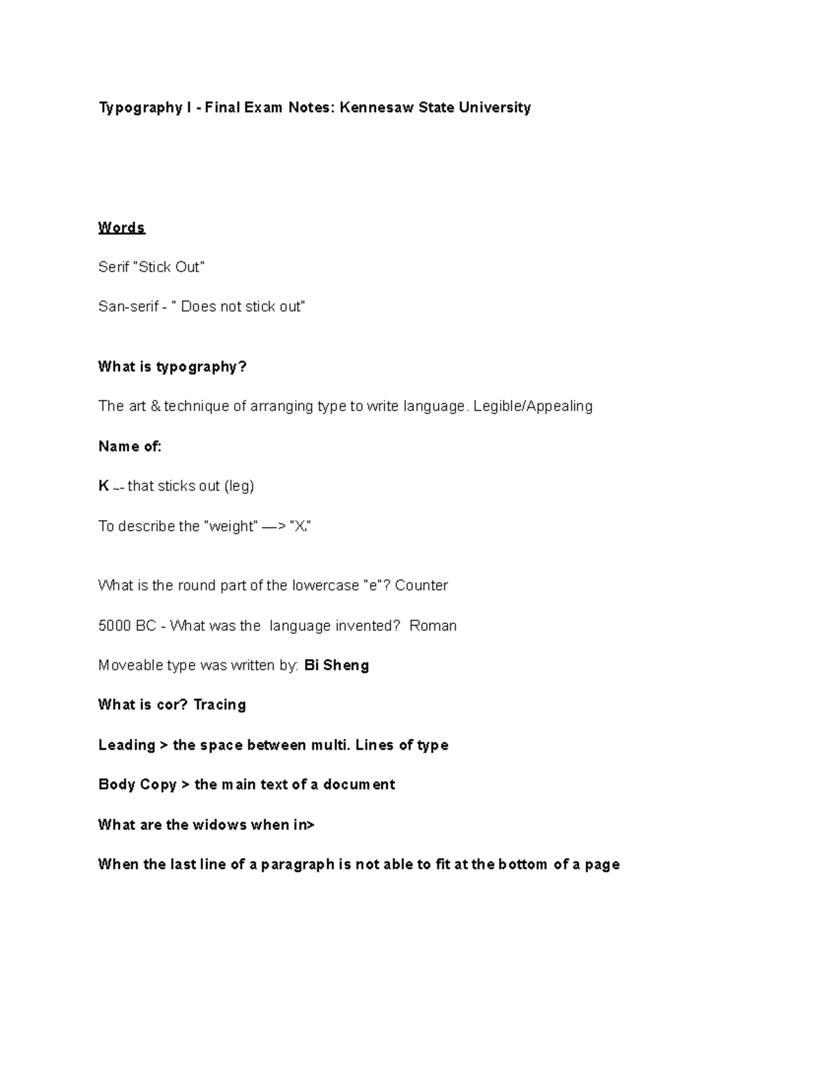 Kennesaw State:  Final Exam Schedule   Don'T Get Caught Off Guard! - f4wyh3e