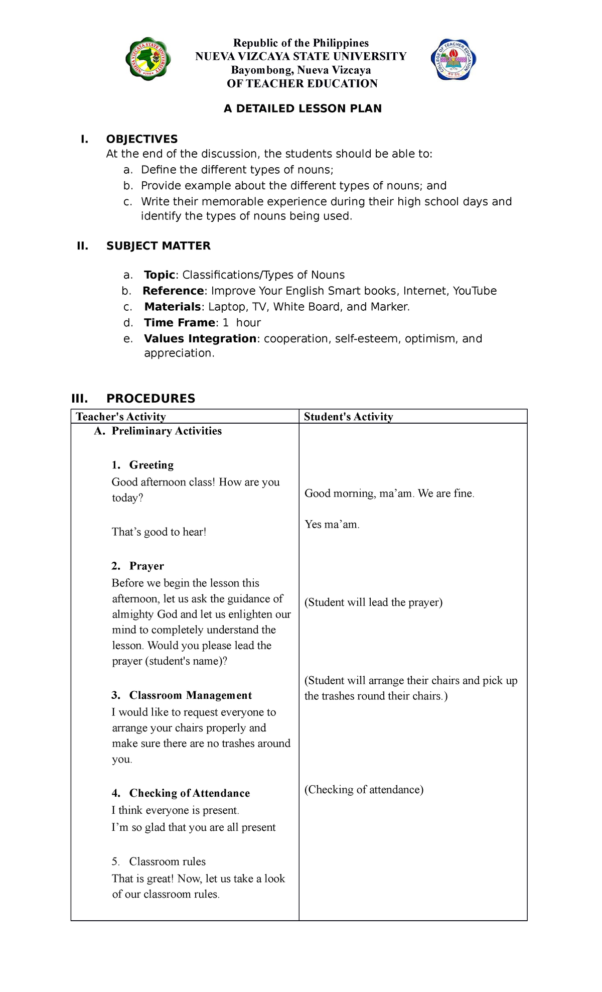 DLP Types OF Nouns - THIS MODULE IS NOT DETAILED AND THIS IS A BEGINNER ...