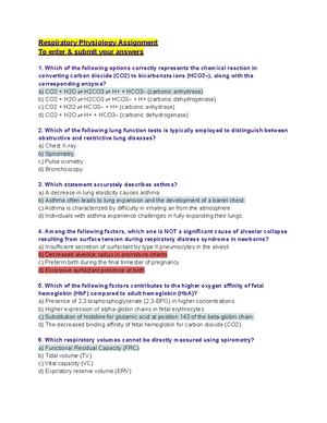 [Solved] How might the patients history of COPD relate to the measured ...