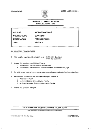 C1 - Intro - Nota - INTRODUCTION TO ECONOMICS ####### CHAPTER 1 ...