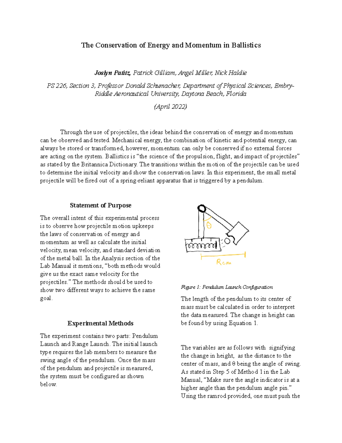 ballistics-lab-summary-the-conservation-of-energy-and-momentum-in