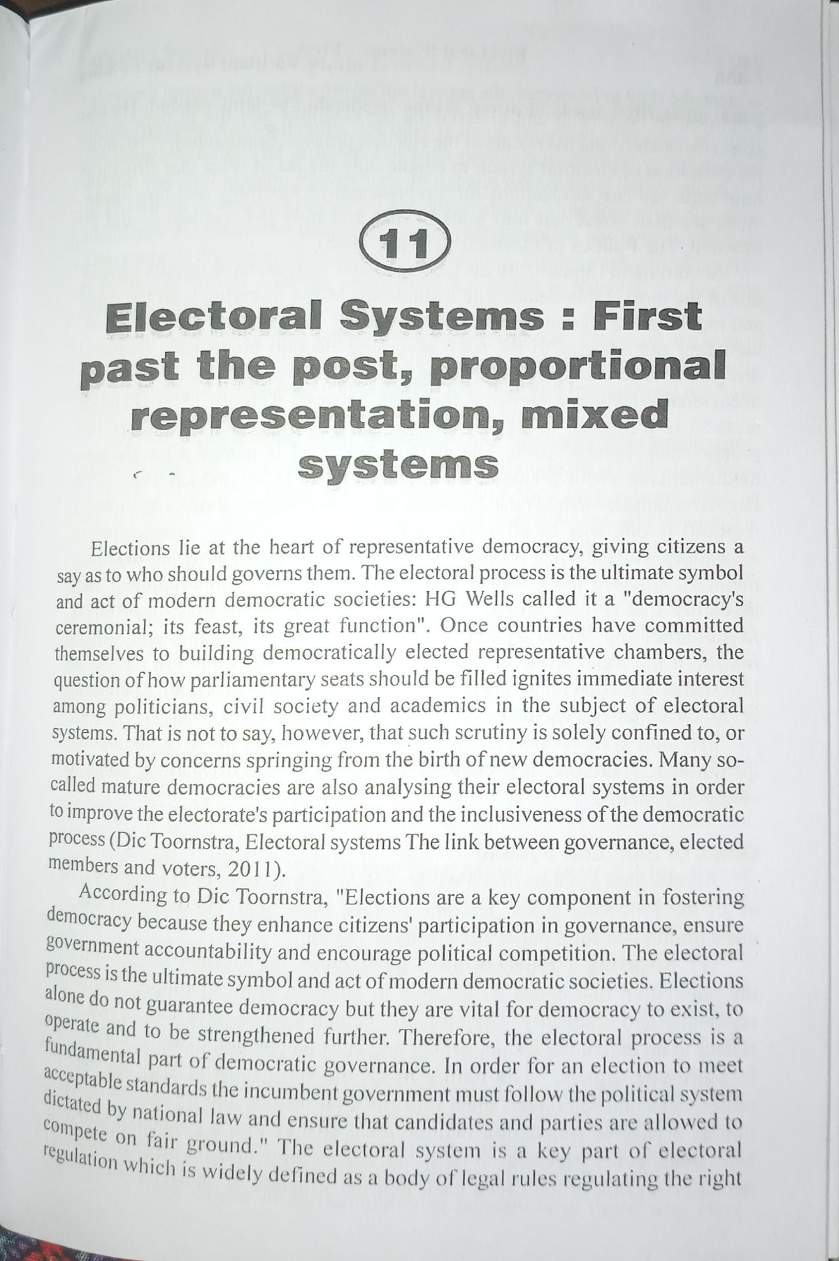 Electoral Process - Political Science - Studocu