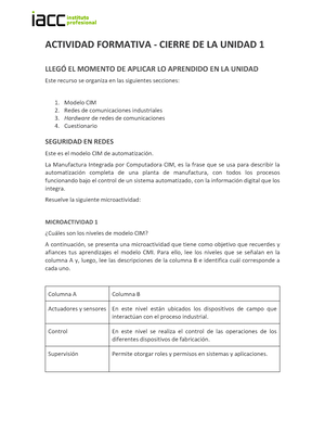 S4 Contenido Redci 1301 - REDES DE COMUNICACIONES INDUSTRIALES Semana 4 ...