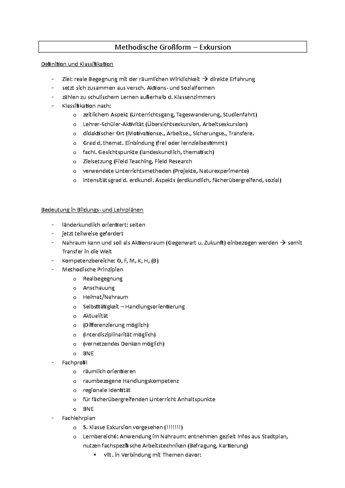 Exkursion Definition Deutsch , Exkursion – KCCR