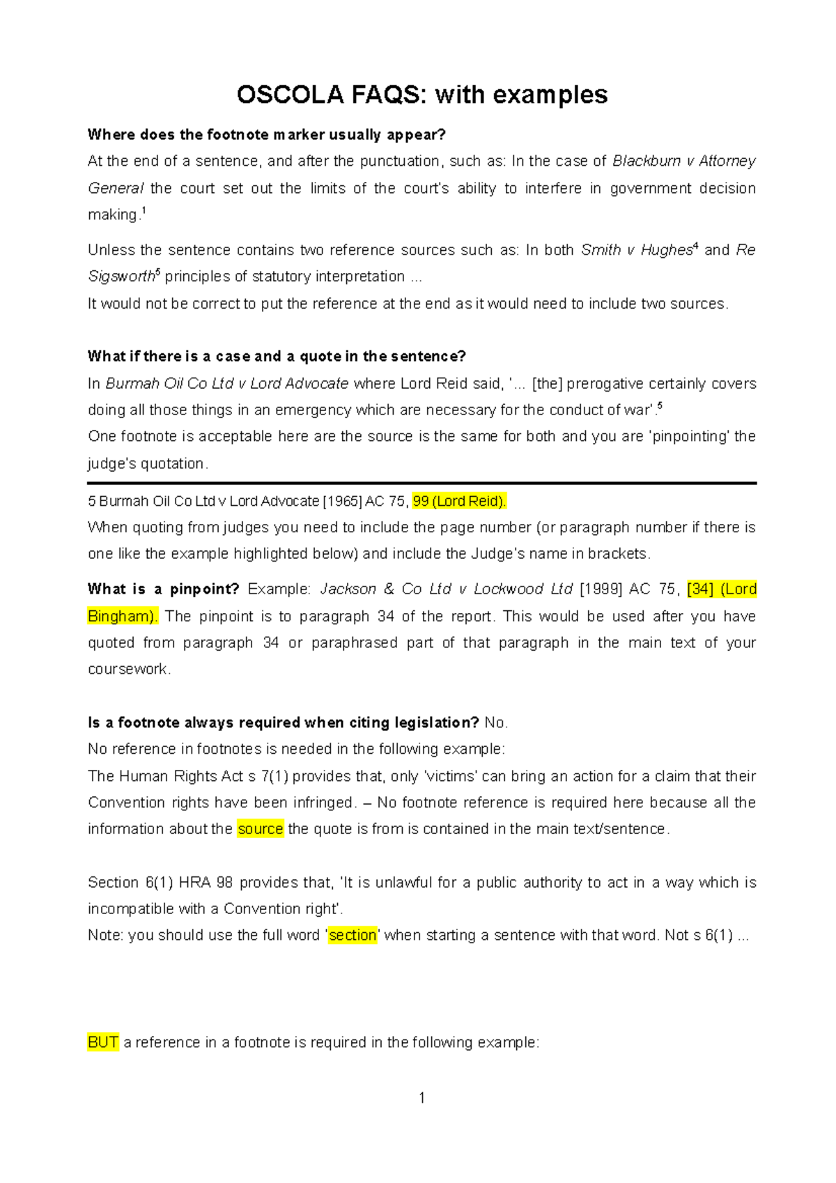 how to cite a research paper oscola