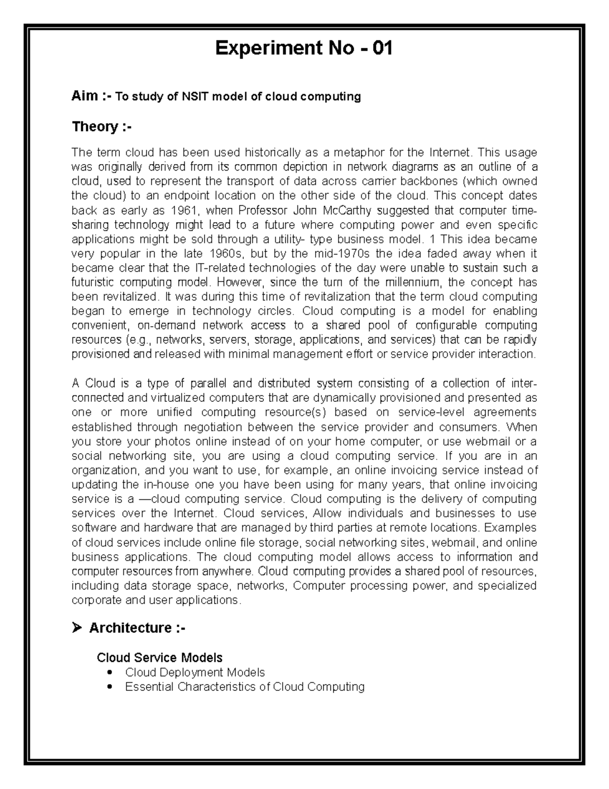 cloud-computing-experiment-no-01-aim-to-study-of-nsit-model-of