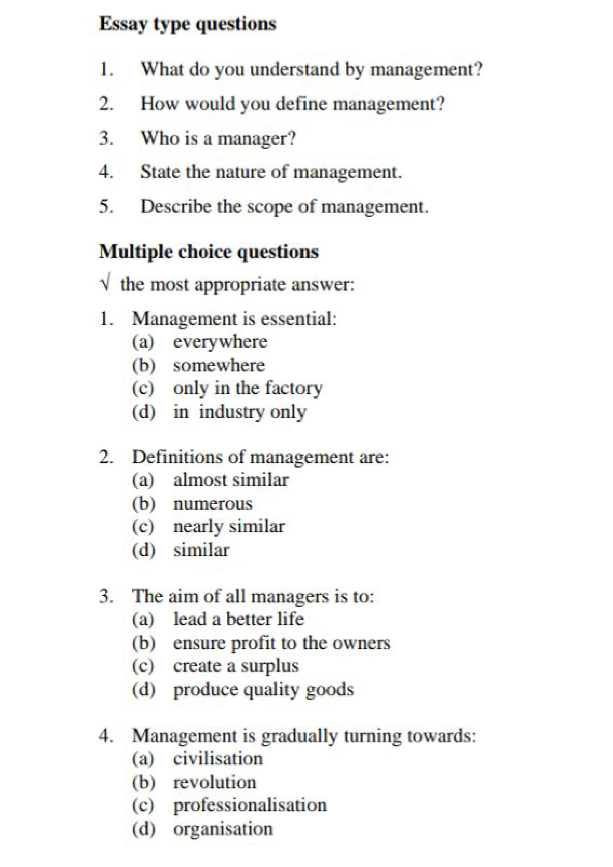 research questions on management