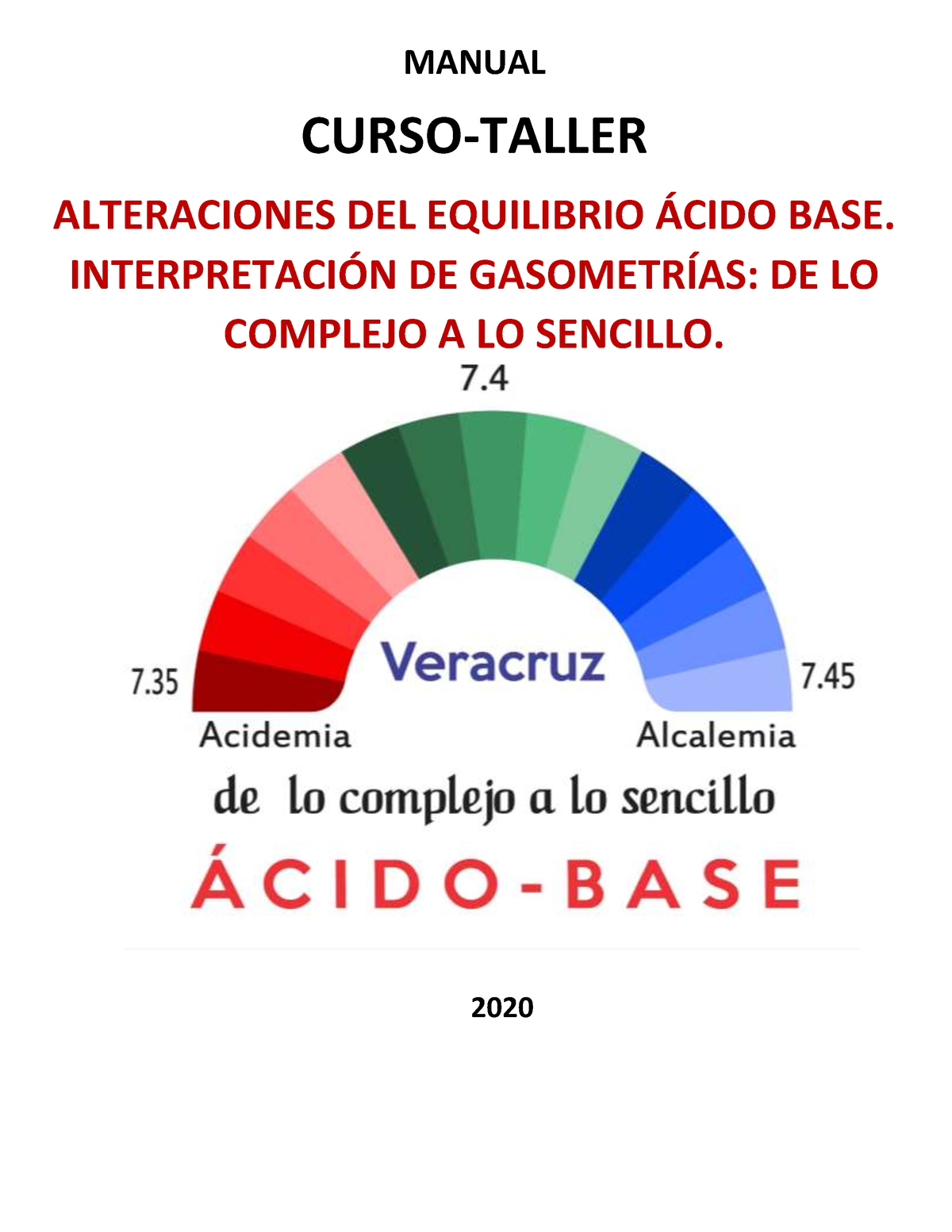 Manual Alteraciones Del Equilibrio Acido Base 2020 - MANUAL CURSO ...