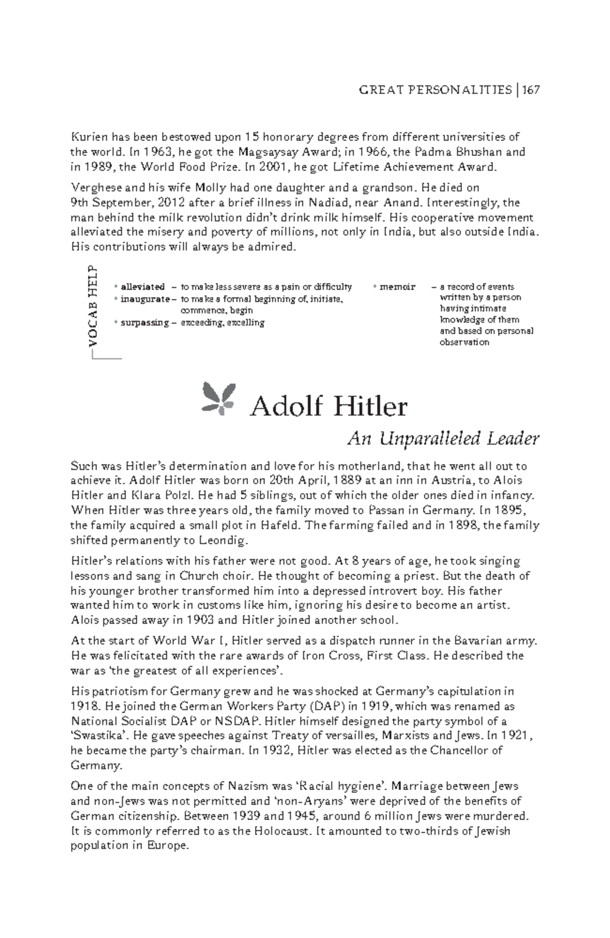 Essay Topic Adolf Hitler And Abrahim Linkoln GREAT PERSONALITIES 
