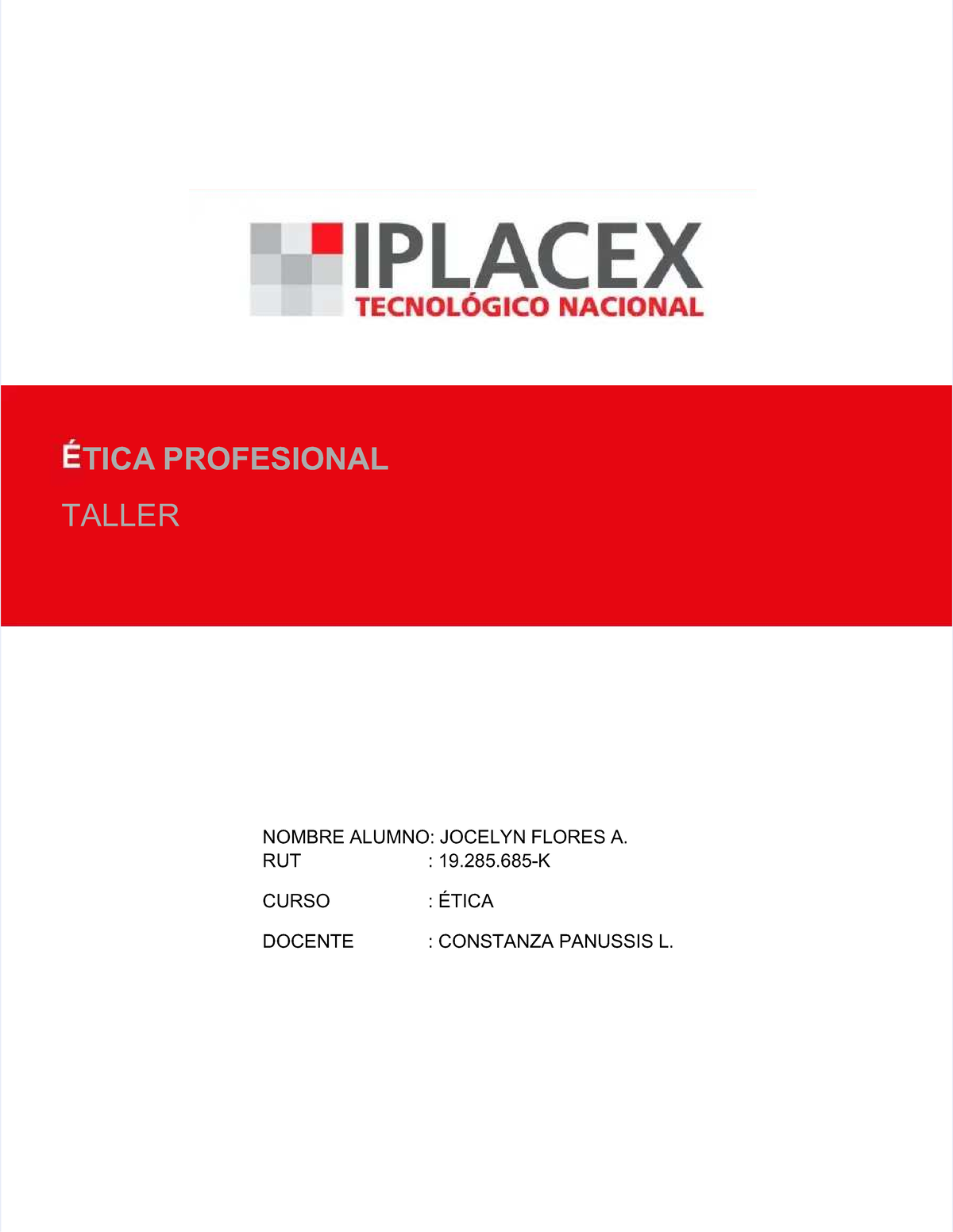 Pdf-trabajo-taller-de-etica-profesional-iplacex Compress - TICA ...