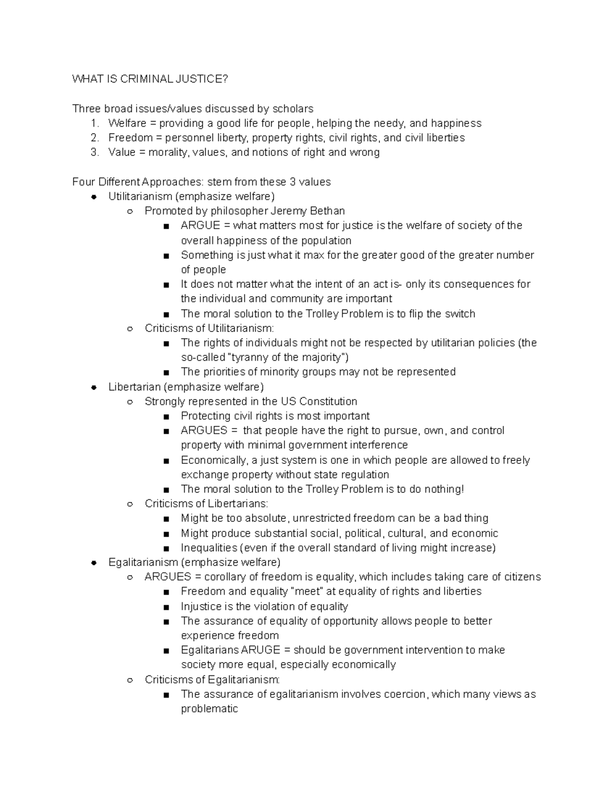 Intro to CJ CH 1 - What is Criminal Justice? - WHAT IS CRIMINAL JUSTICE ...