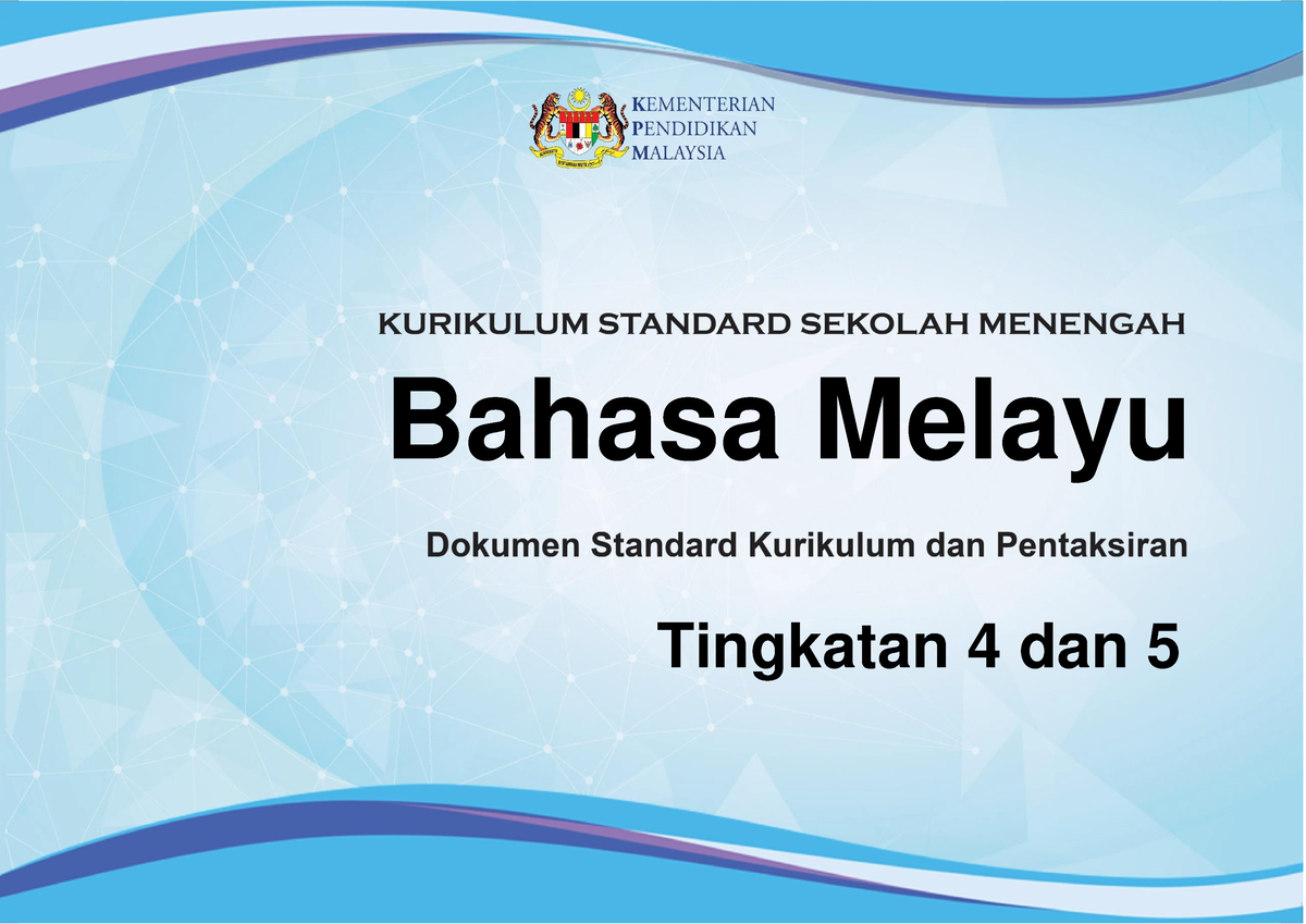 DSKP KSSM Bahasa Melayu T4 DAN T5 - Pendidikan Guru Sekolah Dasar (PGSD ...