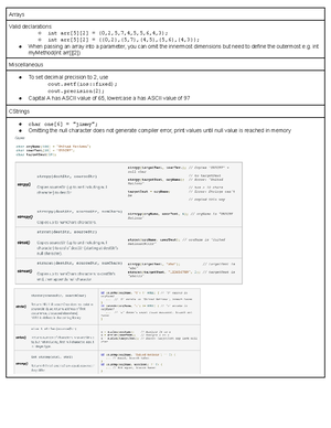 CS 31 Lecture Notes - Day 12 - Day 12 da: 0 1 2 3 4 ... Xx xx xx xx xx ...