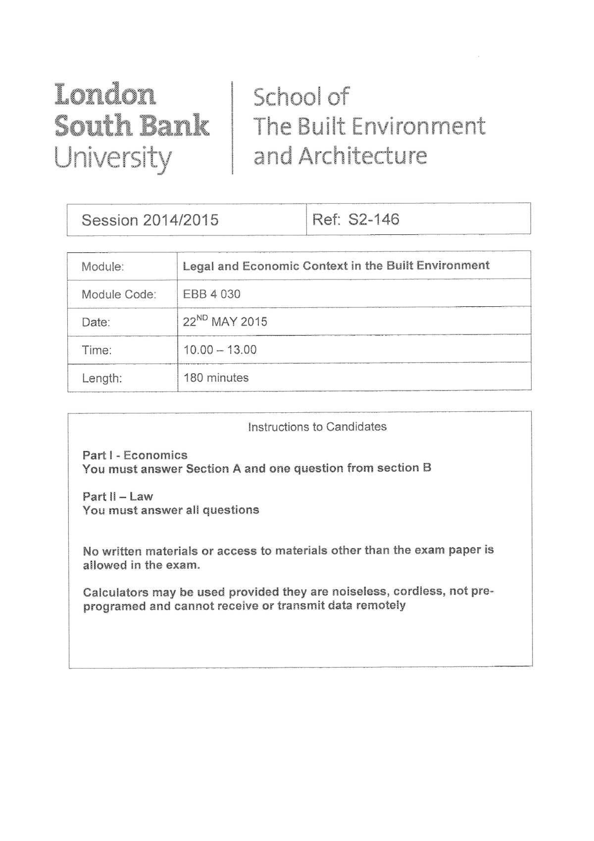 Exam 2015, Questions - EBB4030 - Studocu