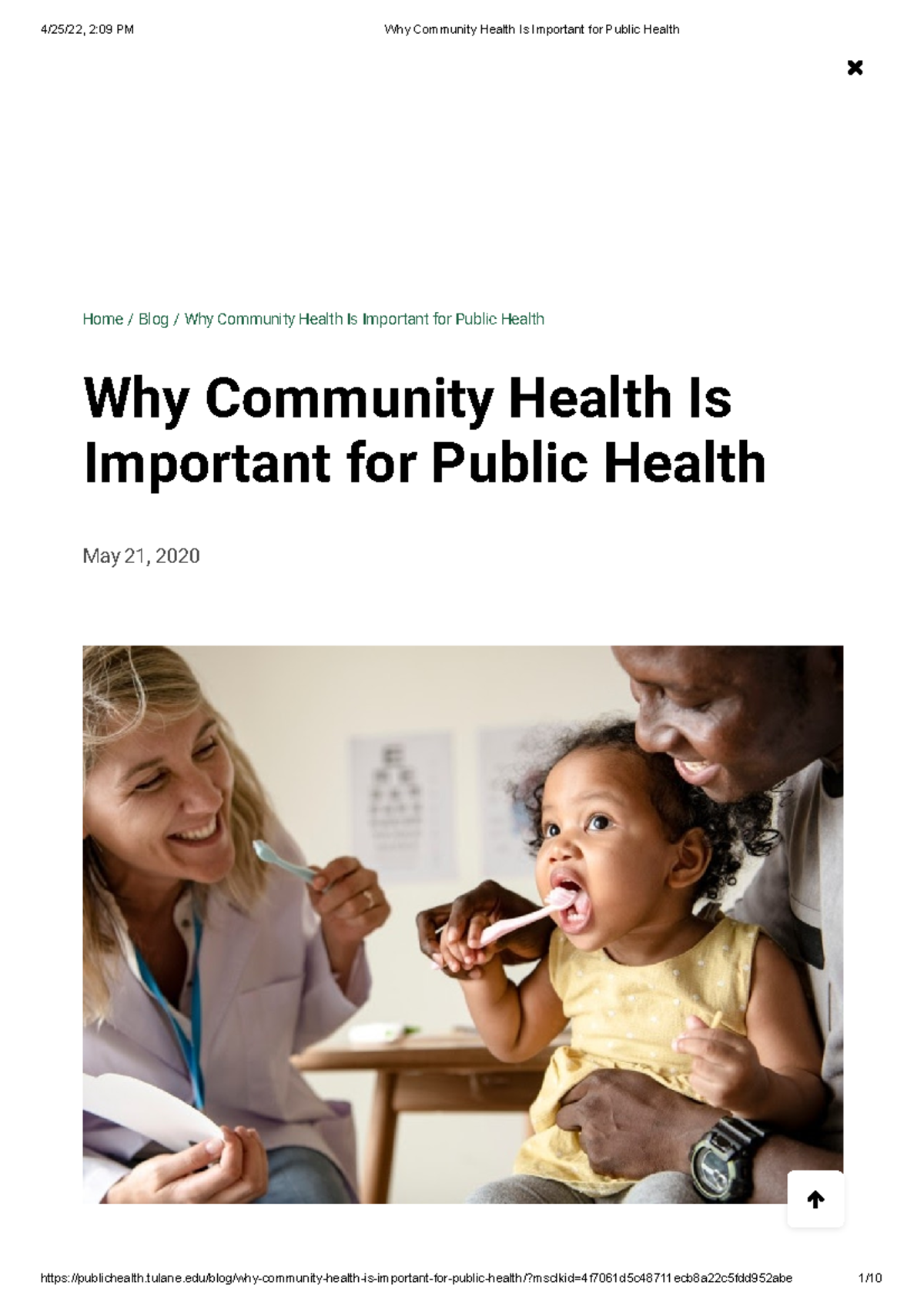 Why Community Health Is Important for Public Health - A weekly clinic ...