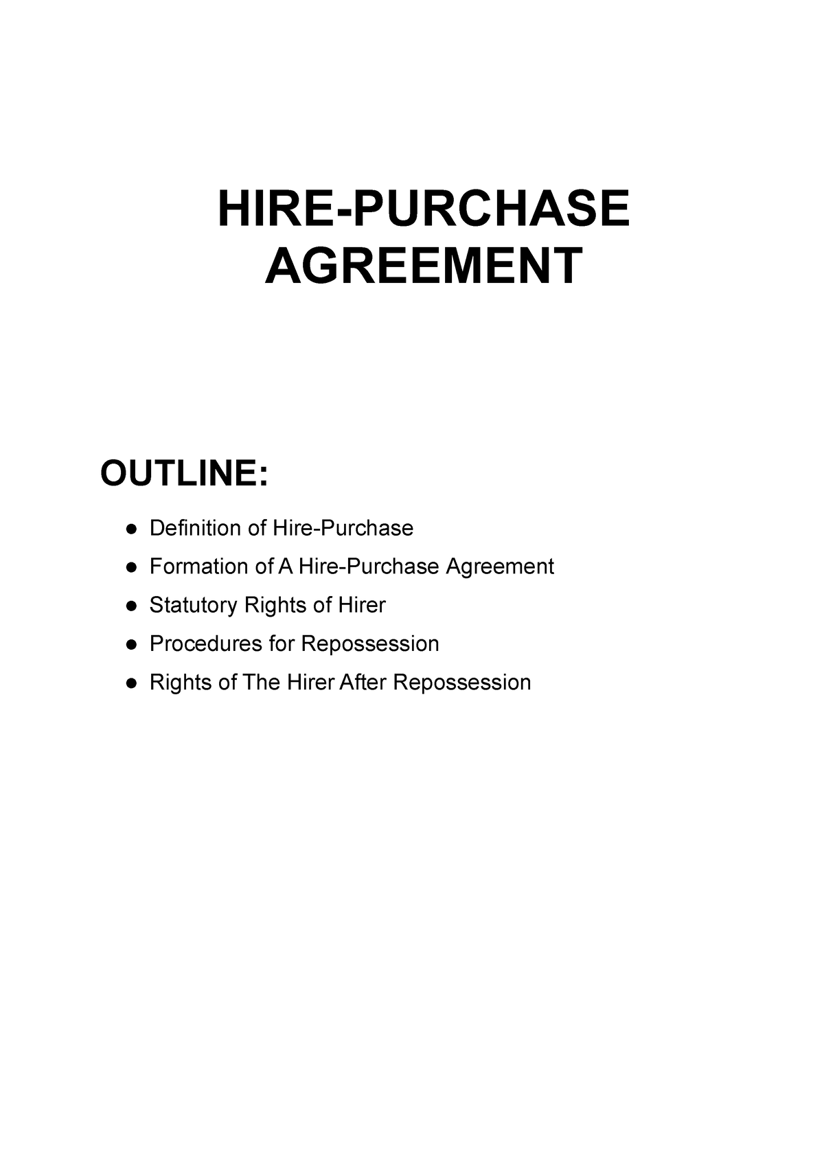 5 6289284095167956136 Hire Purchase Agreement Outline Definition Of Hire Purchase Formation 9104