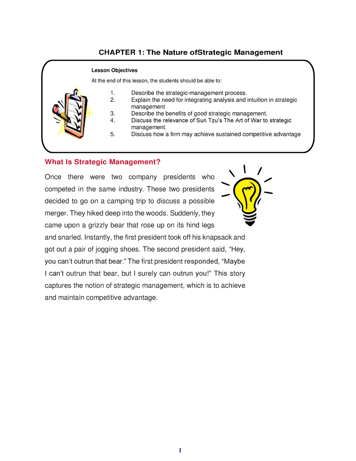 strategic-management-chapter-1-the-nature-of-strategic-management