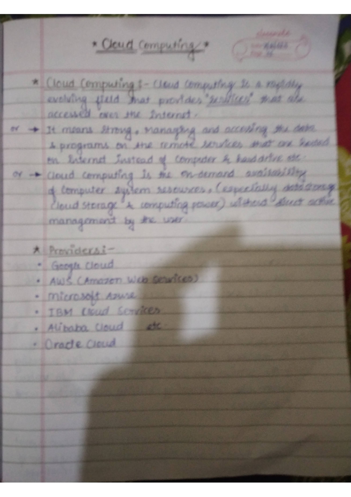 CC Notes By Sandeep - Btech Cse - Studocu