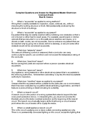 50 RME Problems for Basic Electricity and Ohms Law - Friday, March 19 ...