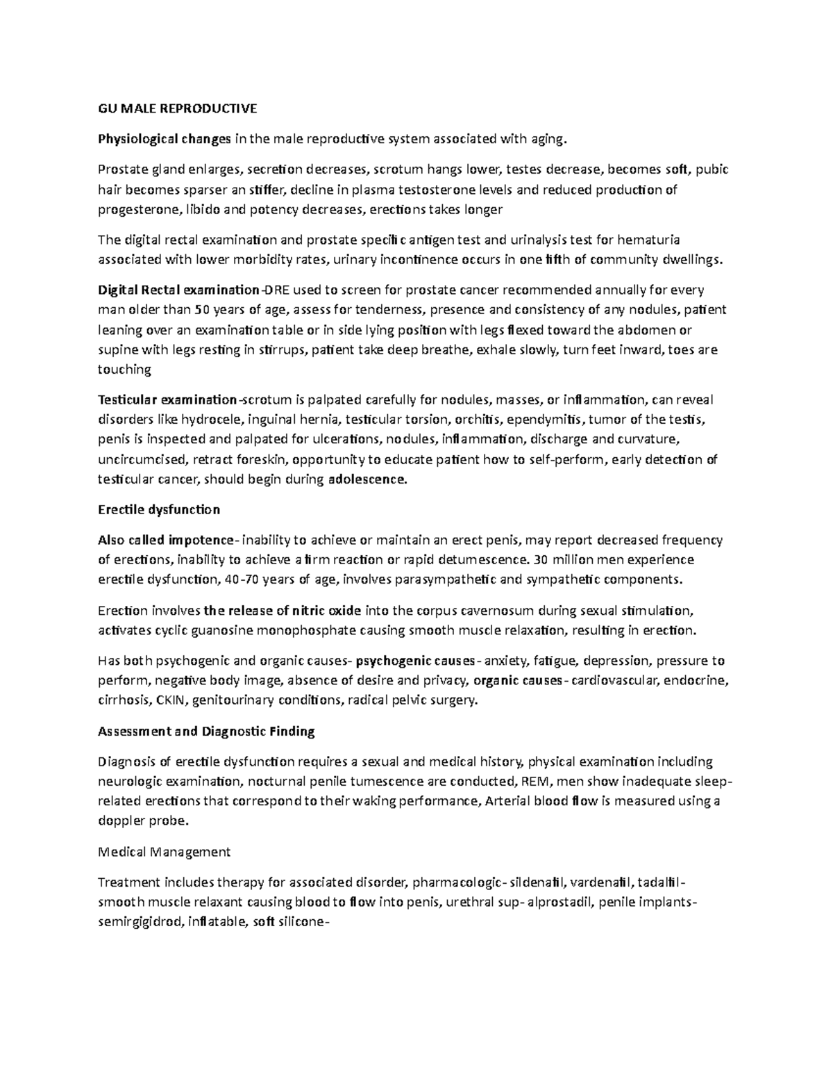 GU MALE Reproductive - GU MALE - GU MALE REPRODUCTIVE Physiological ...