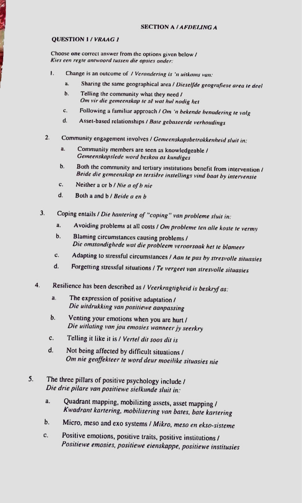 OPV 222 Exam - Education Exam - OVP 222 - Studocu