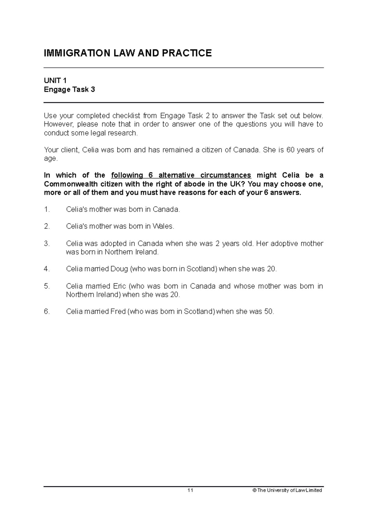Unit 1 Task 3 Immigration Immigration Law And Practice Unit 1 Engage Task 3 Use Your Unit 1 Task 3 Immigration Immigration Law And Practice Unit 1 Engage Task 3 Use Your