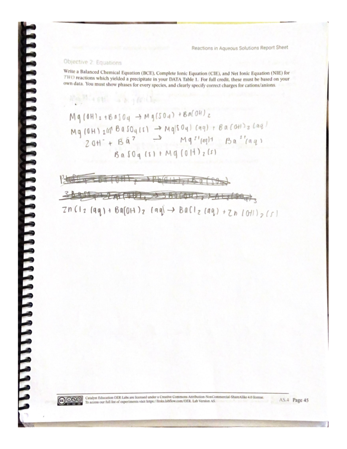 Chemistry Lab Answers - CHM104 - Studocu