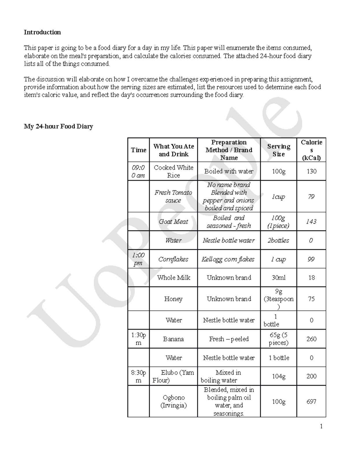 english 2611 assignment 1