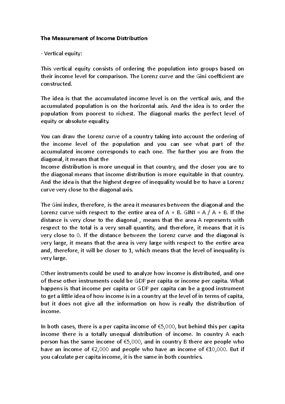 The Measurement of Income Distribution - The Measurement of Income ...