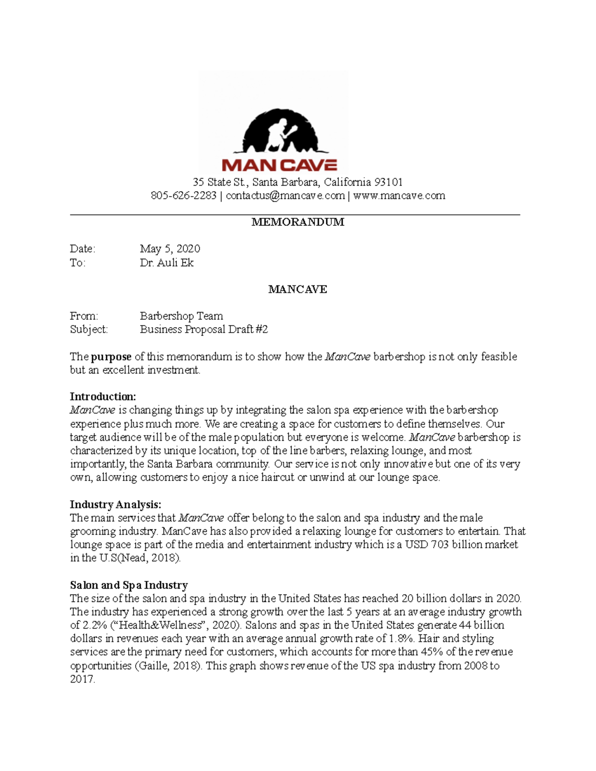 W107B Bus Draft 2 - 35 State St., Santa Barbara, California 93101 ...