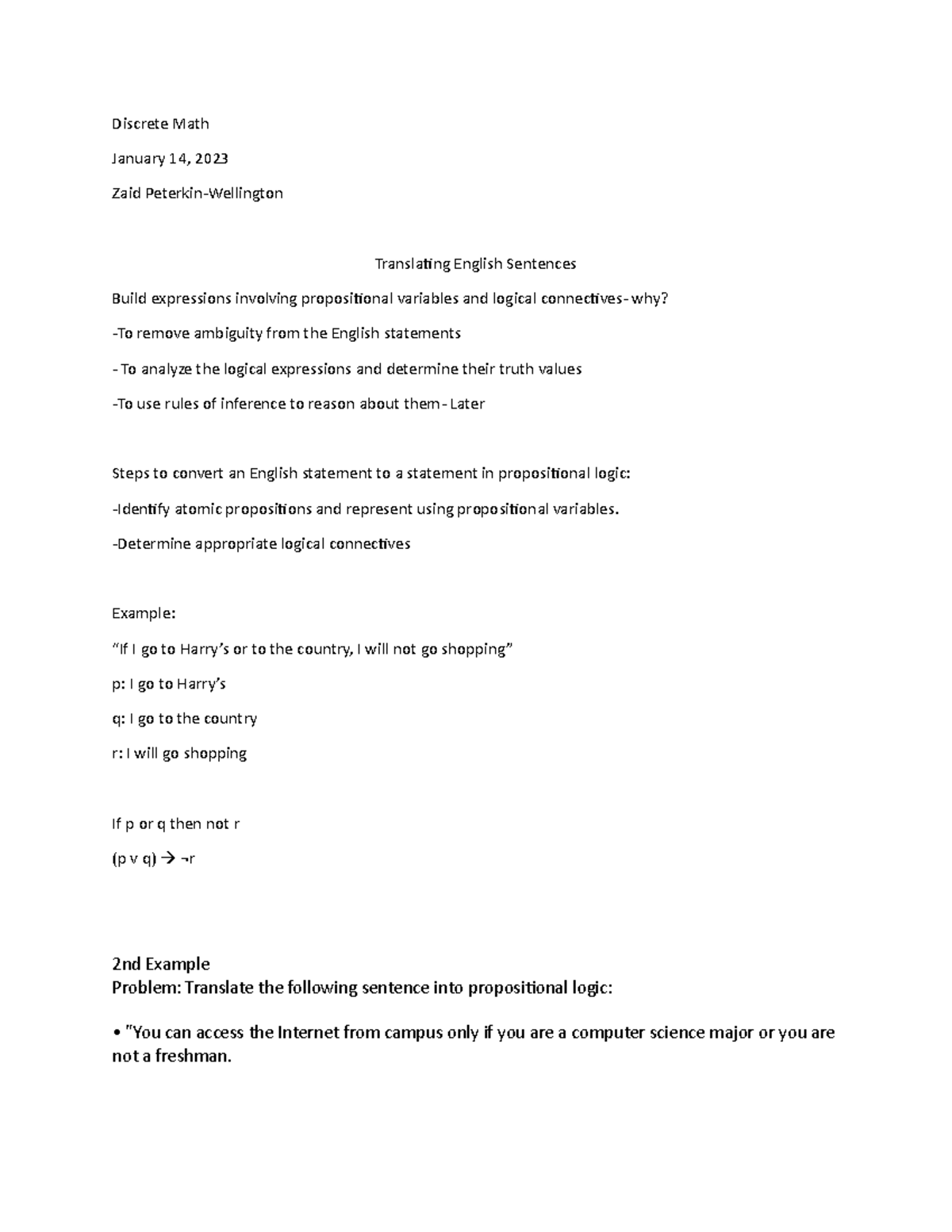 2 1 2 application of propositional logic discrete math january 14