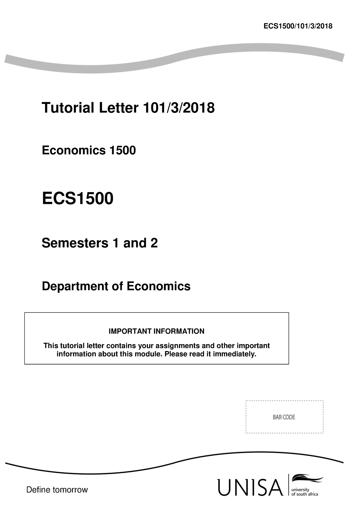 ecs1500 assignment 5 semester 2