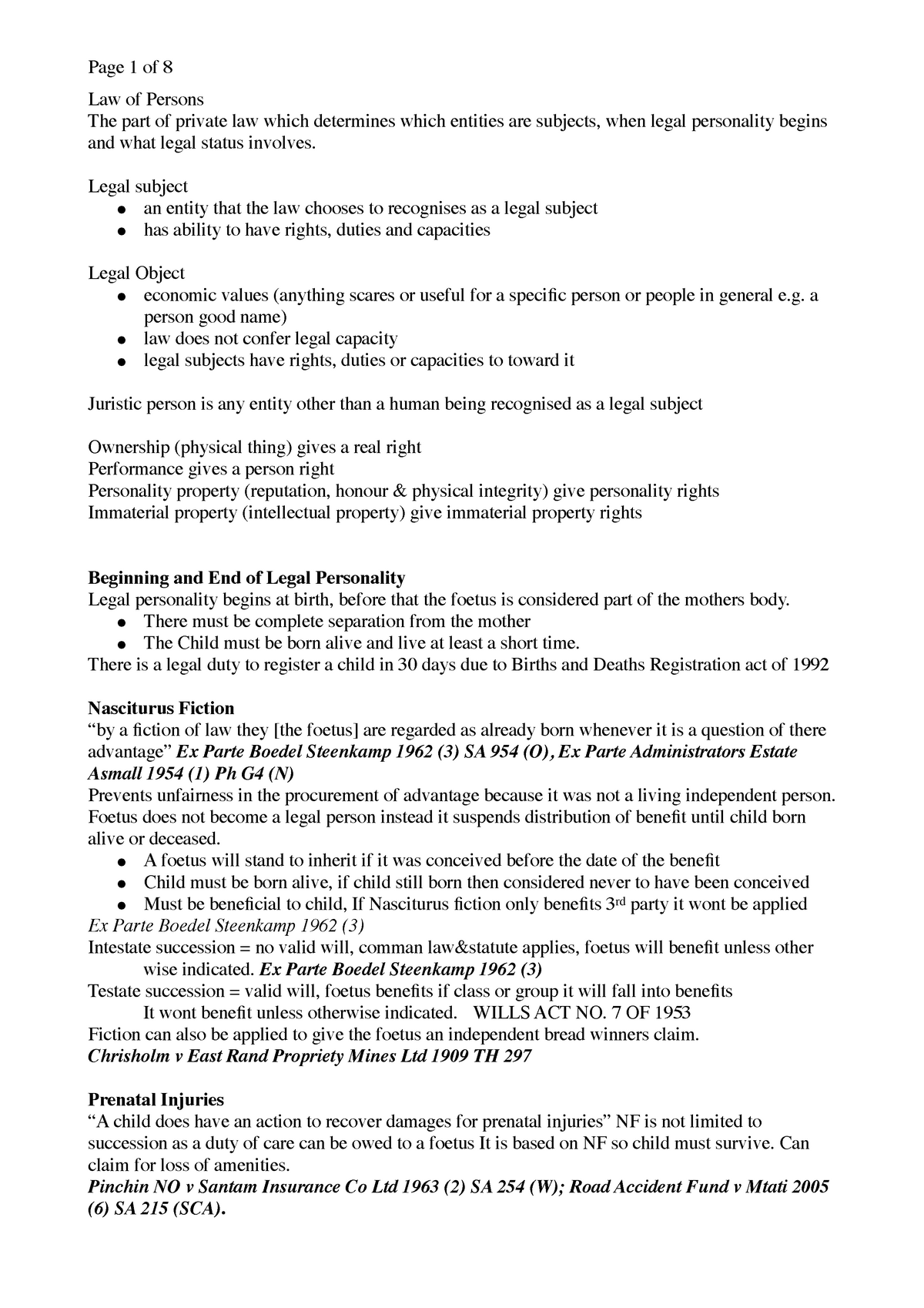 law-of-persons-summary-law-of-persons-the-part-of-private-law-which