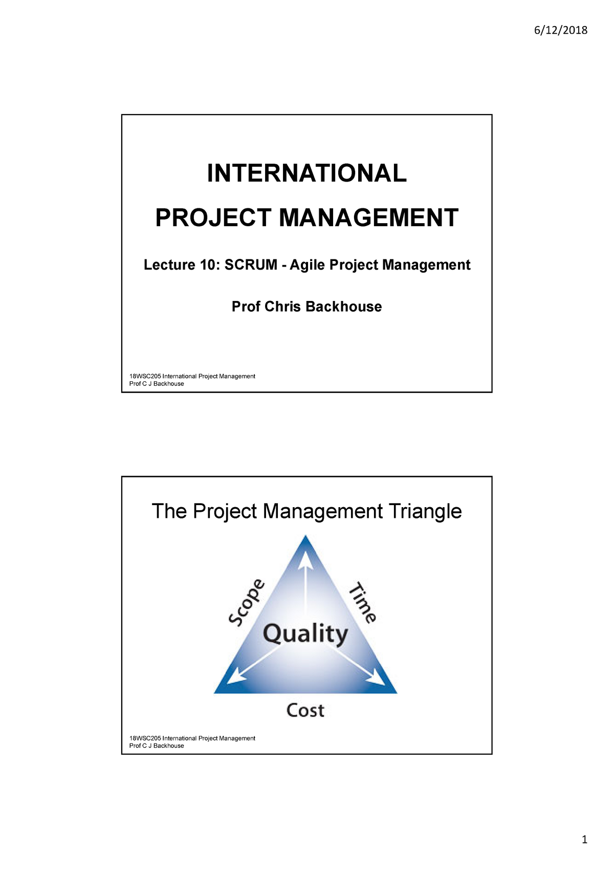 Lecture 10 IPM 2018 Learn - 18WSC205 International Project ...