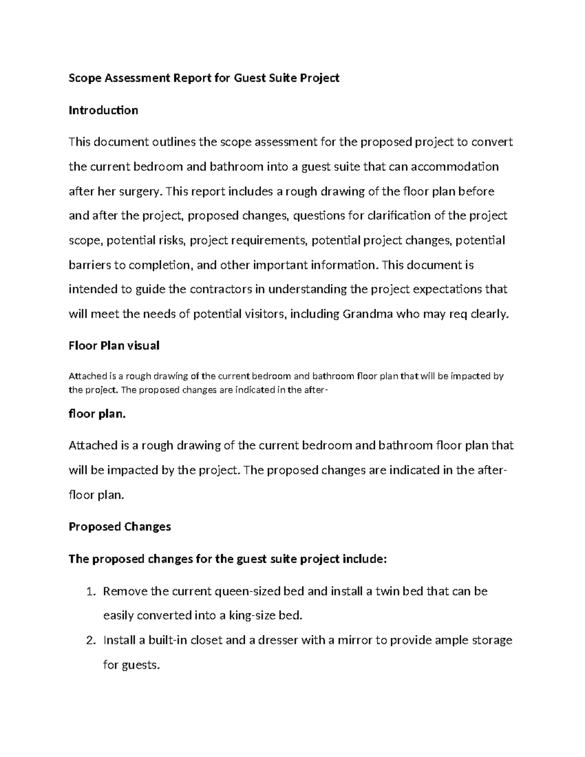 Scope Assessment 6 - This assignment is for week 2 1.4 - Scope ...
