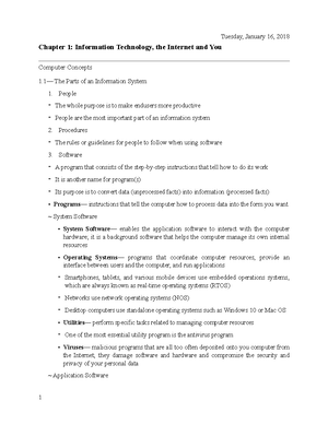 Chapter 6- Input and Output - Chapter 6: Input and Output Computer ...