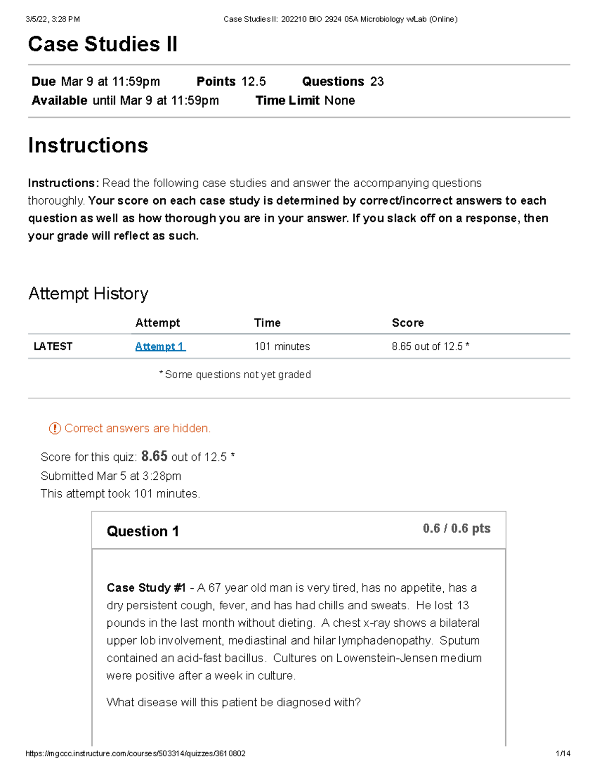 case study questions microbiology