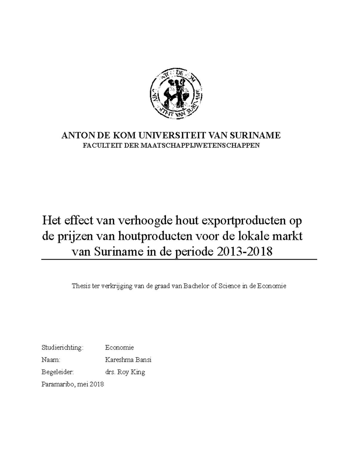 thesis onderwerpen economie