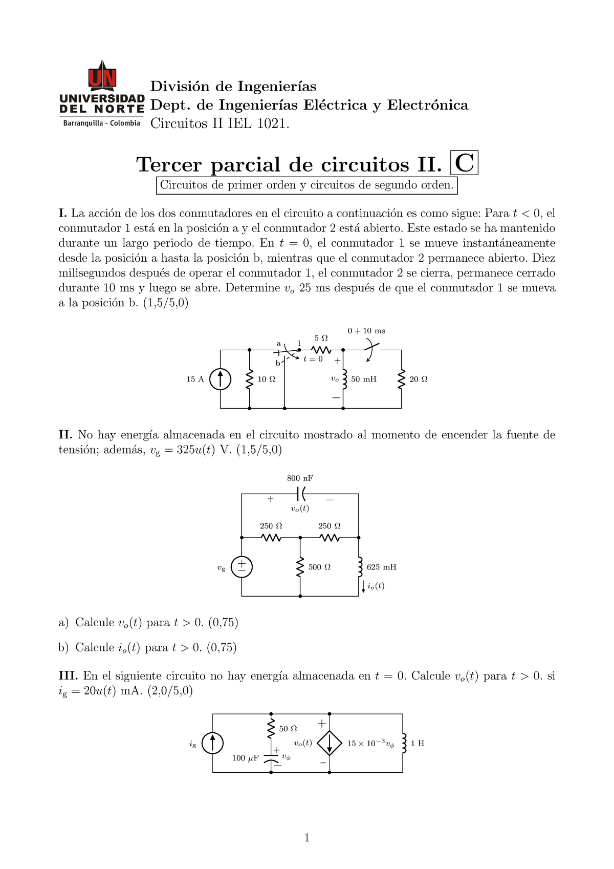 Respuesta Transitoria Versión C - Divisi ́on De Ingenier ́ıas Dept. De ...