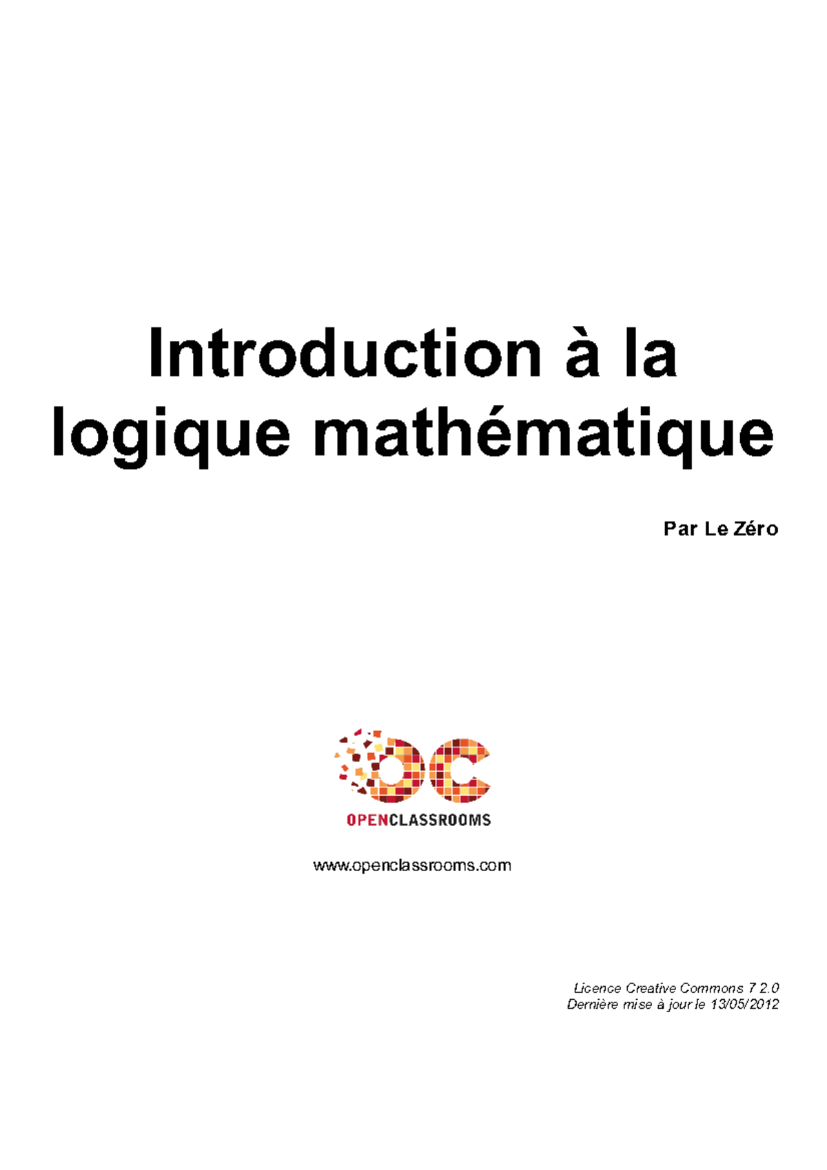 Introduction A La Logique – introduction à la logique et l ...