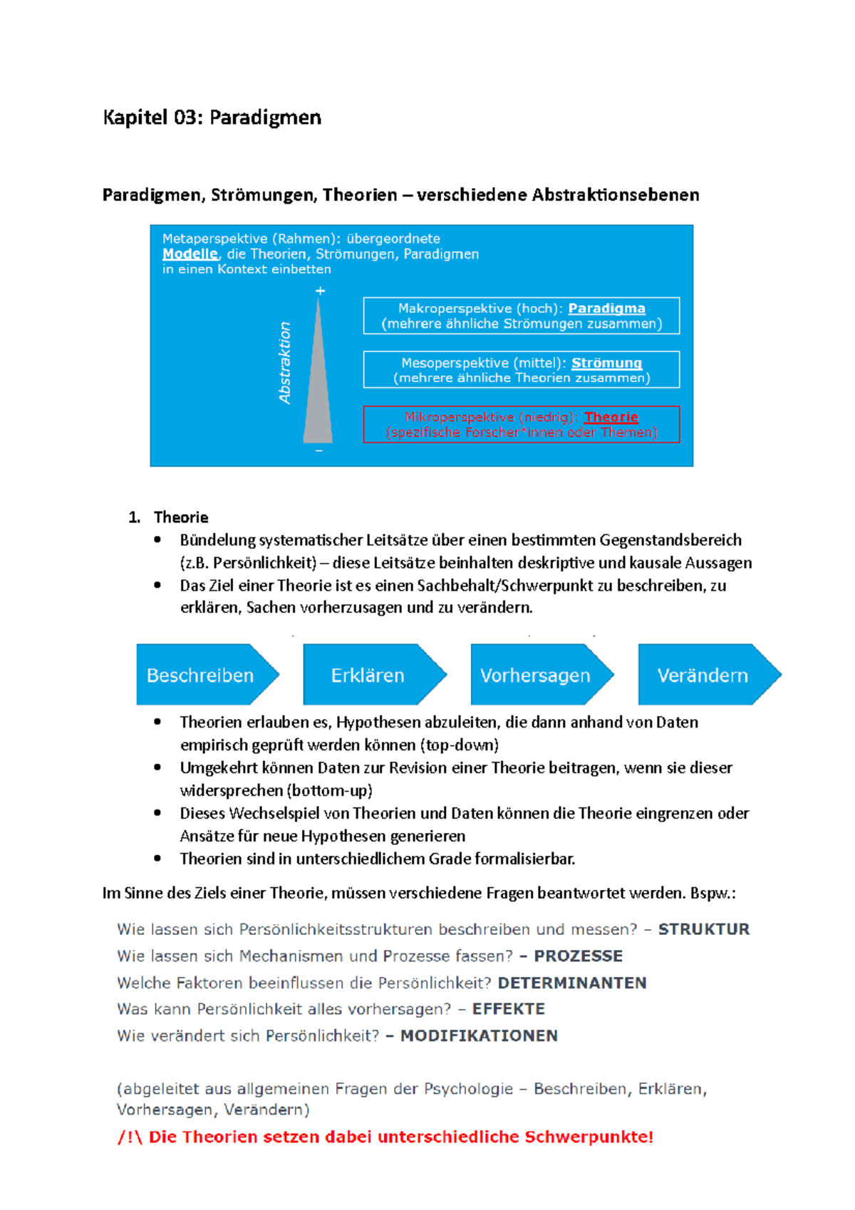 Kapitel 03 - Paradigmen - Kapitel 03: Paradigmen Paradigmen, Strömungen ...