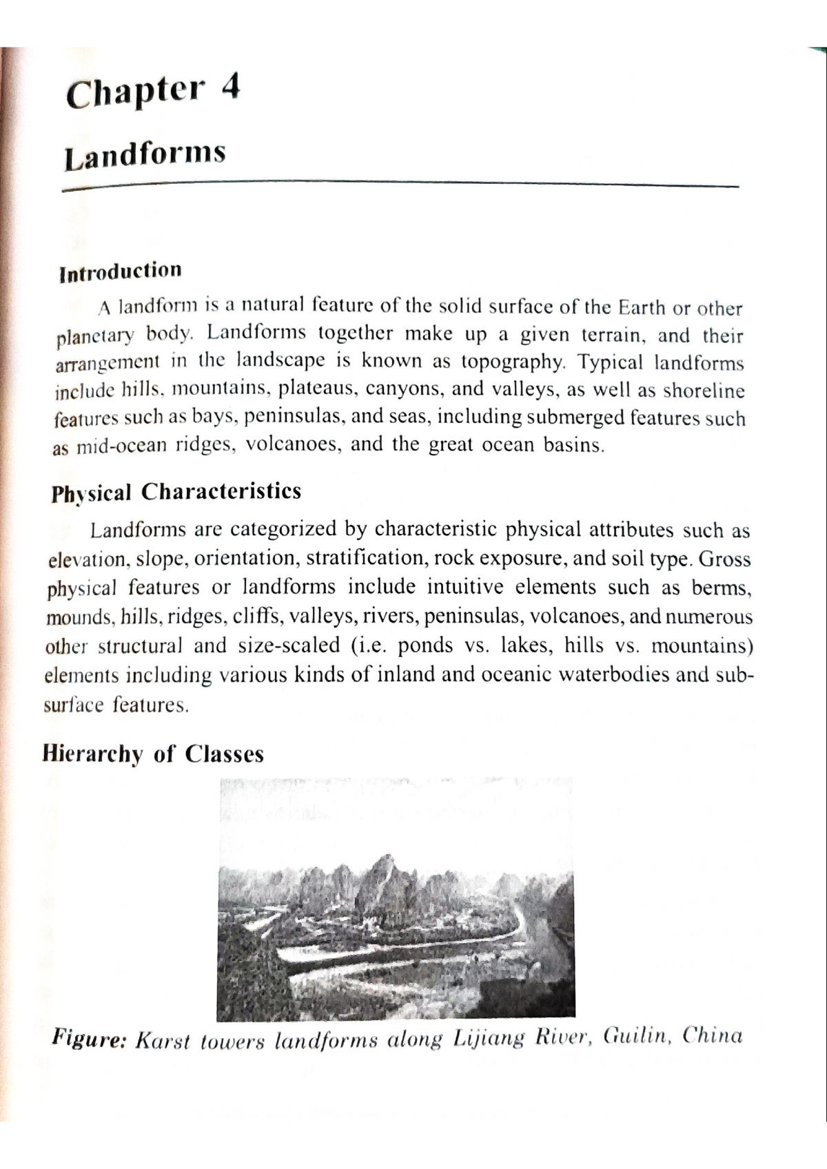 Landforms ( Chapter 4) - Geography Honours - Studocu