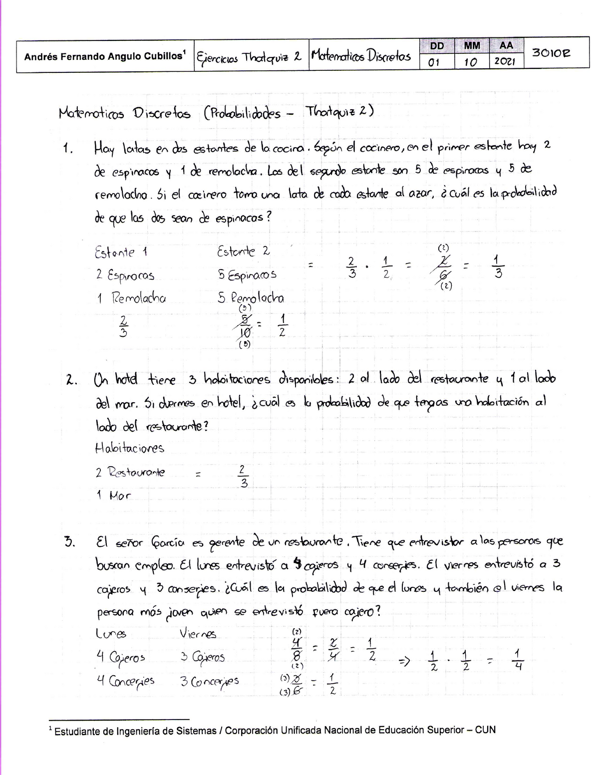 Actividad 2 - Thatquiz (Andrés Angulo) - Matemáticas Especiales - CUN ...