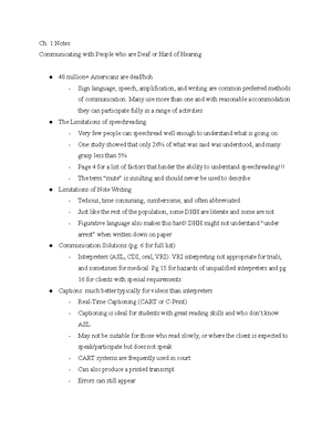 CH. 2 ADA - Notes from chapter 2 of Legal Rights: The Guide for Deaf ...