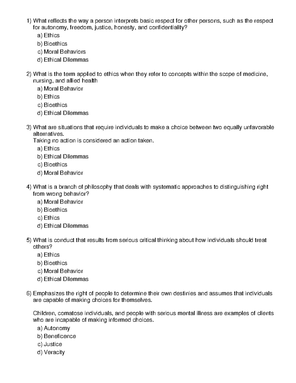 Chapter 3 Ethical and Legal Issues ORIG - What reflects the way a ...