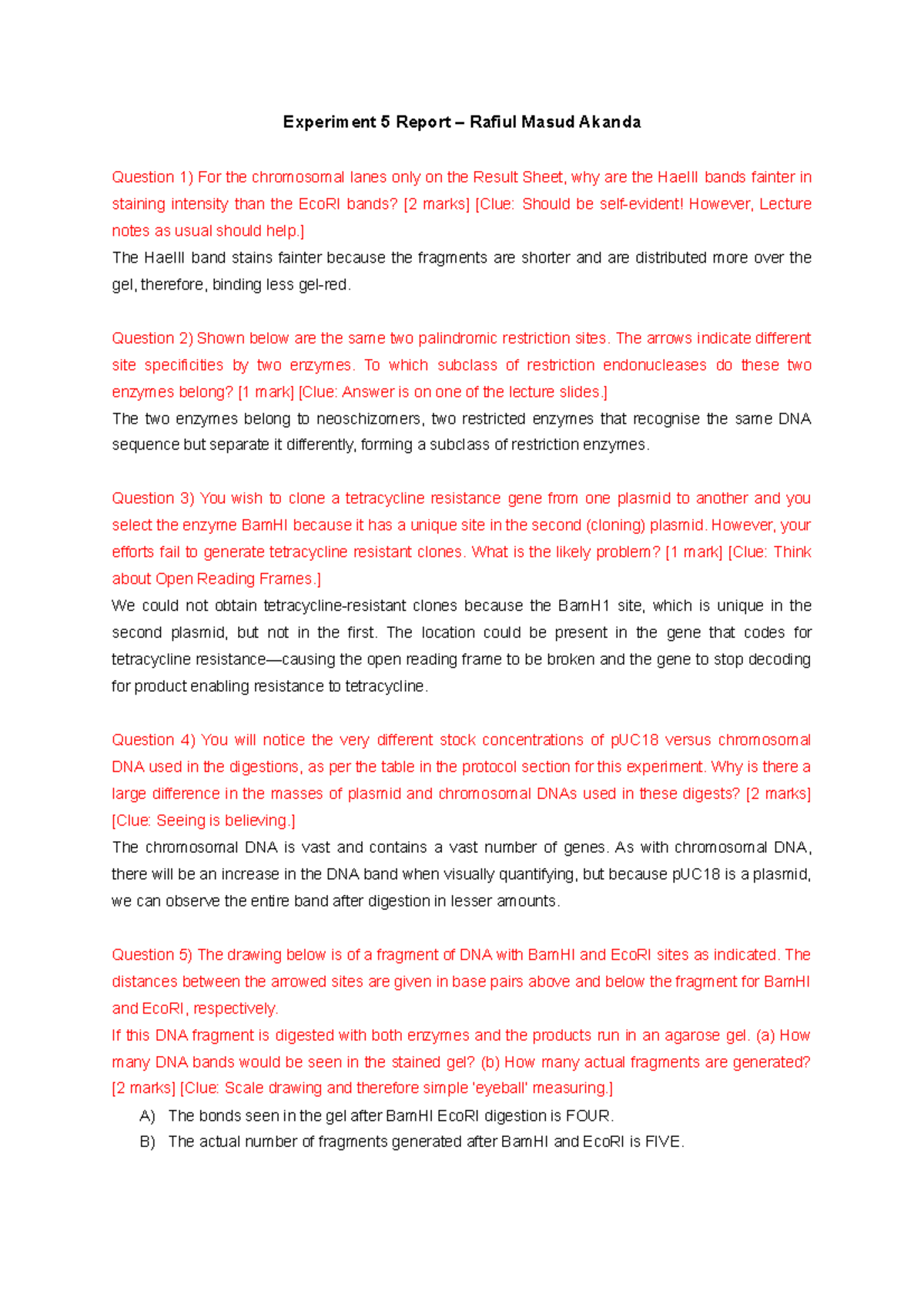 Experiment 5 Report 2021 Semester 2 - Experiment 5 Report – Rafiul ...