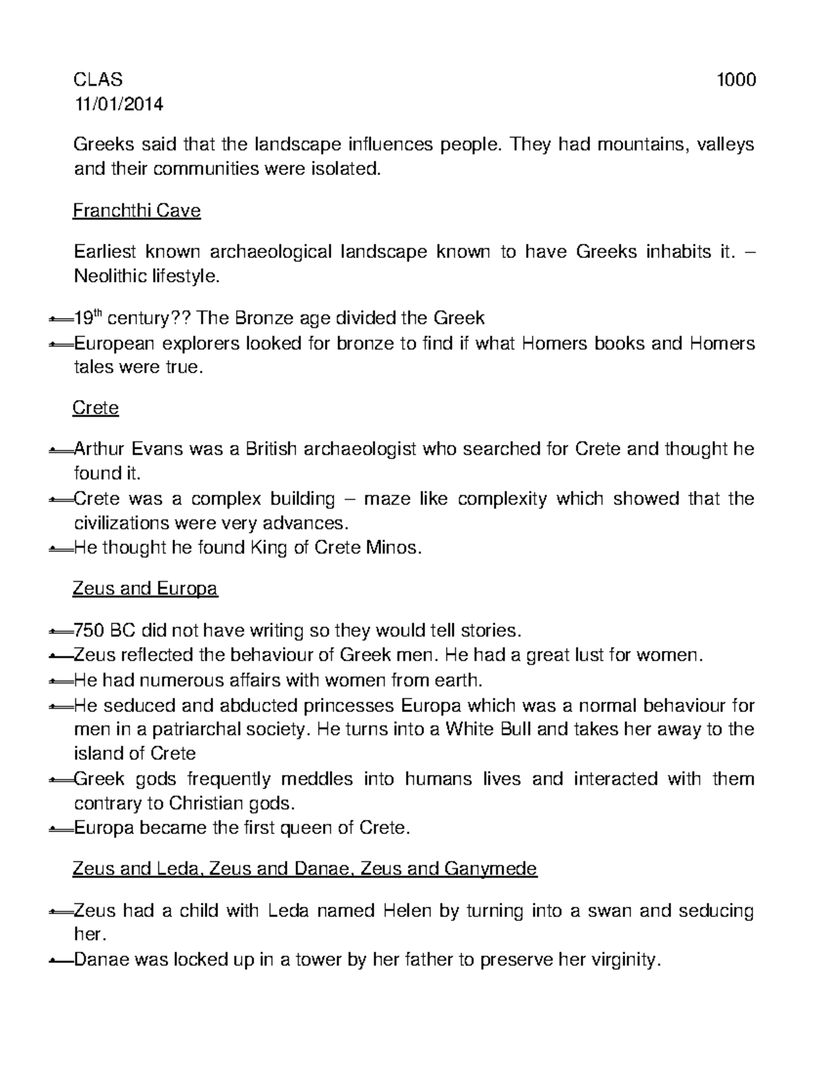 Course Notes - A great guide as to what will be in your lectures ...