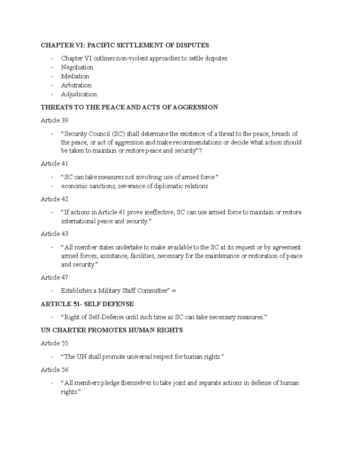 international-law-notes-21-chapter-vi-pacific-settlement-of-disputes