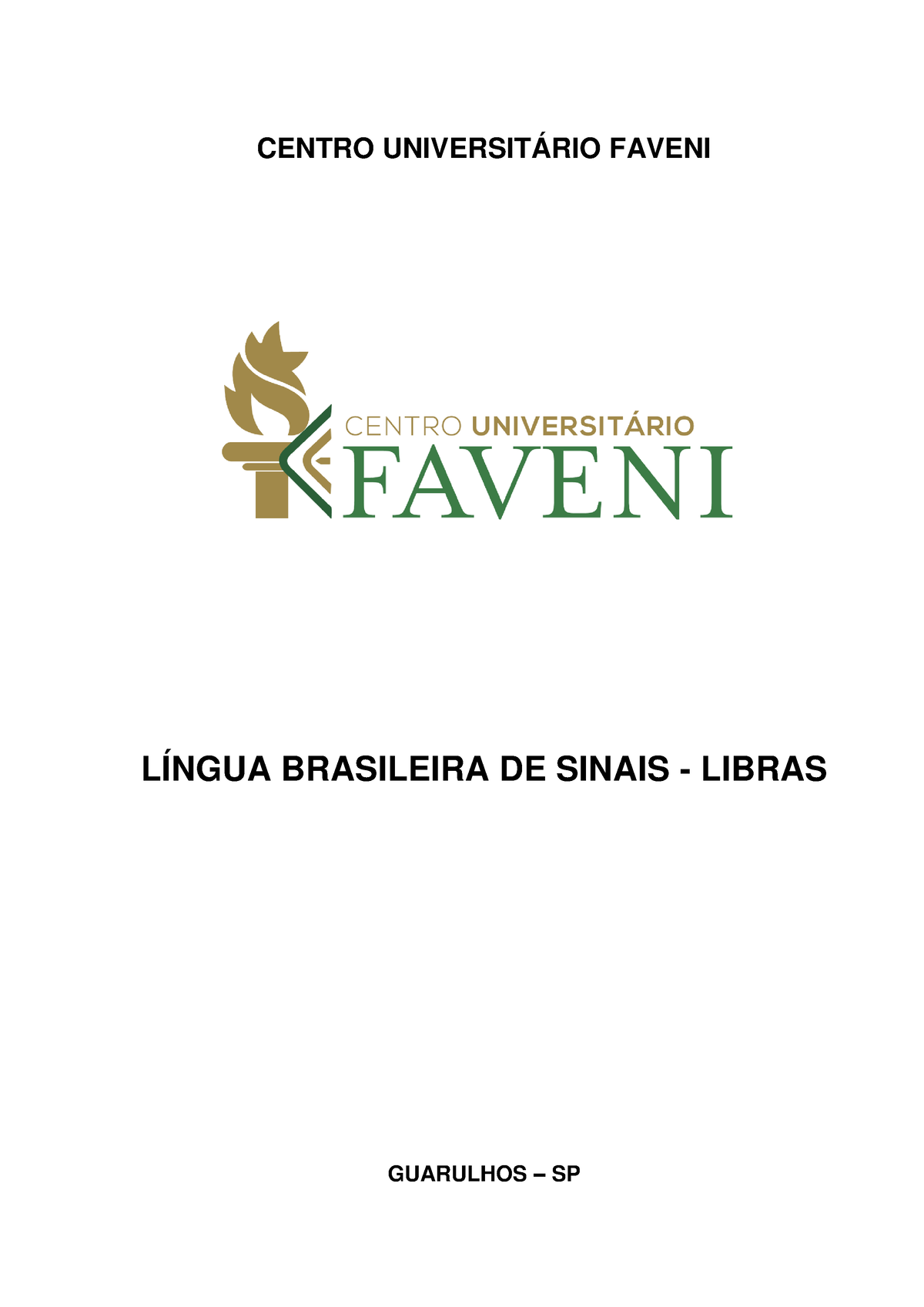 Língua Brasileira de Sinais - Libras PDF, PDF, Perda de Audição